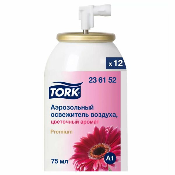 Сменный баллон для освежителя воздуха Tork "Premium"(А1), цветочный, 75мл