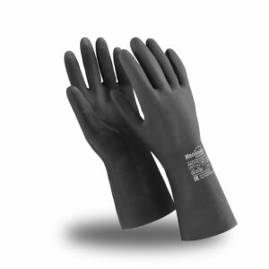 Перчатки ХИМОПРЕН (CG-973), неопрен, 0.75 мм, 300 мм, хлопковая подкладка, цвет черный
