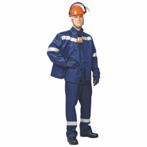 Костюм 51 кал/см2 из огнезащитной ткани WORKER, с термобельём и курткой - накидкой (Куртка+брюки)