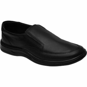 Туфли ВИЛЕН, мужские кожаные ПУ (черные)