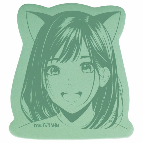 Самоклеящийся блок фигурный MESHU "Anime girl", 40л., европодвес, ассорти