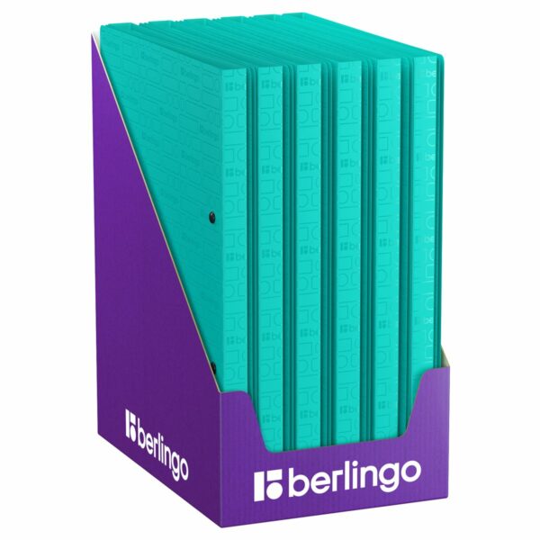 Папка с пружинным скоросшивателем Berlingo "Your Way" А4, 17мм, 600мкм, мятная, с внутр. карманом