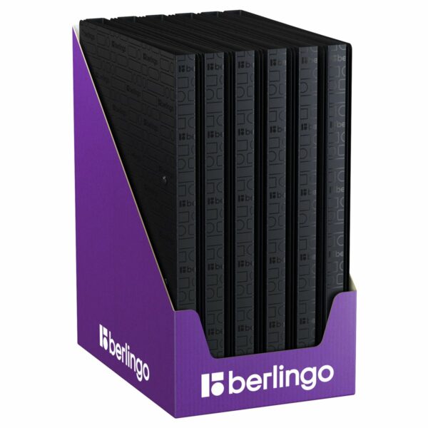 Папка с пружинным скоросшивателем Berlingo "Your Way" А4, 17мм, 600мкм, черная, с внутр. карманом