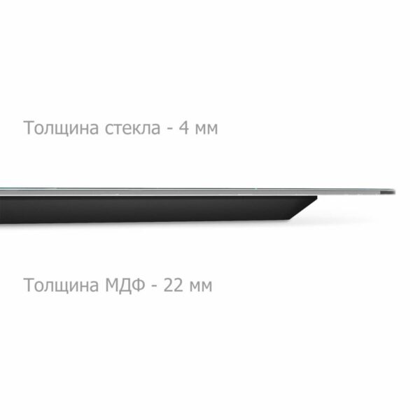 Столешница Sheffilton SHT-TT32 118/77 стекло/МДФ