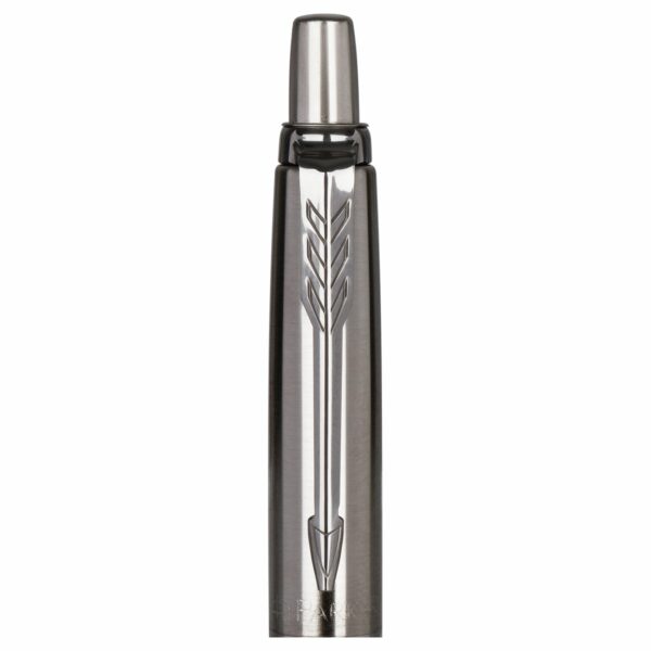 Набор Parker "Jotter Stainless Steel CT": ручка шариковая 1,0мм синяя и ручка перьевая 1,0мм синяя, подарочная упаковка