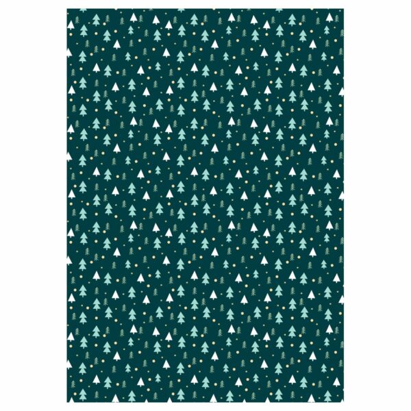 Упаковочная бумага глянц. 70*100см, MESHU "New Year", 80 г/м2, ассорти, 4 дизайна