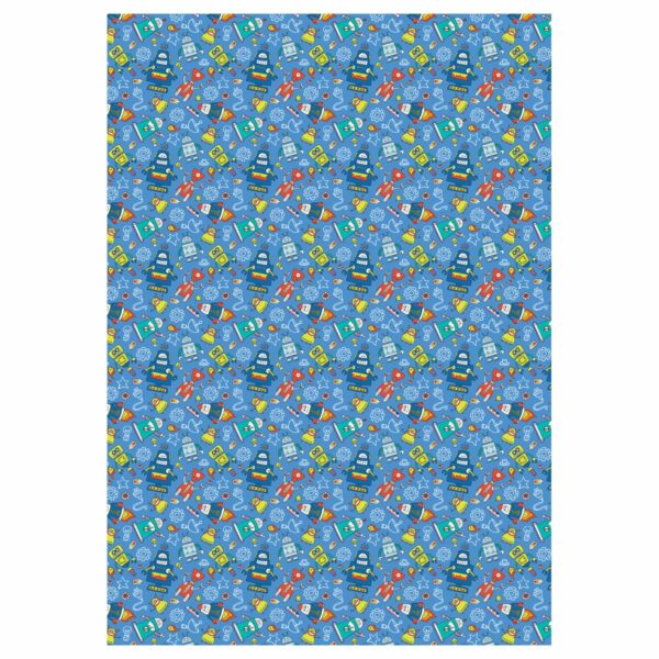 Упаковочная бумага глянц. 70*100см, MESHU "Monsters", 80 г/м2, ассорти, 3 дизайна