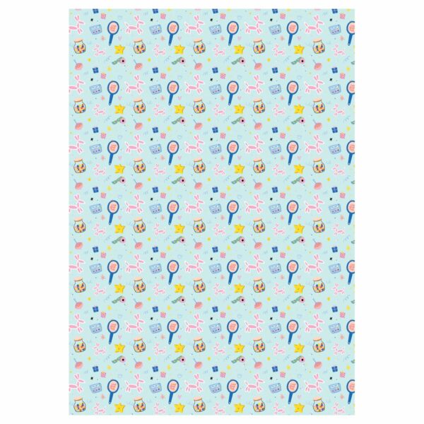 Упаковочная бумага глянц. 70*100см, MESHU "Stylish", 80 г/м2, ассорти, 5 дизайнов