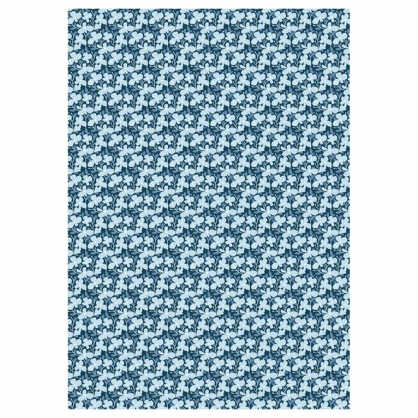 Упаковочная бумага глянц. 70*100см, MESHU "Meadow", 80 г/м2, ассорти, 5 дизайнов