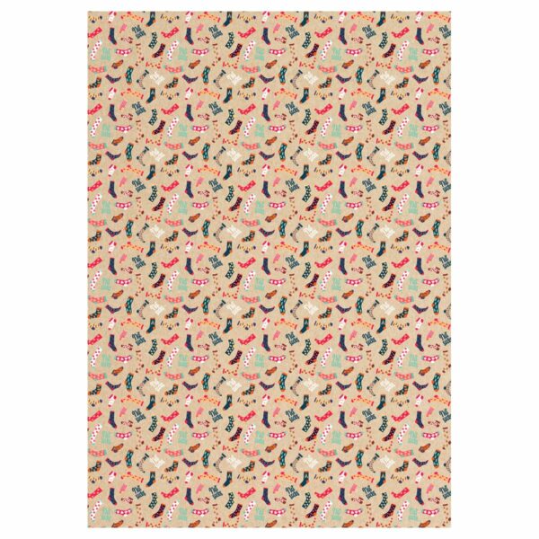 Упаковочная бумага крафт 70*100см, MESHU "Super Man", 70 г/м2, ассорти, 4 дизайна
