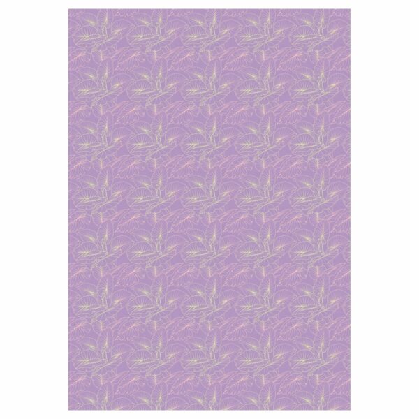 Упаковочная бумага глянц. 70*100см, MESHU "Grace twigs", 80 г/м2, ассорти, 5 дизайнов