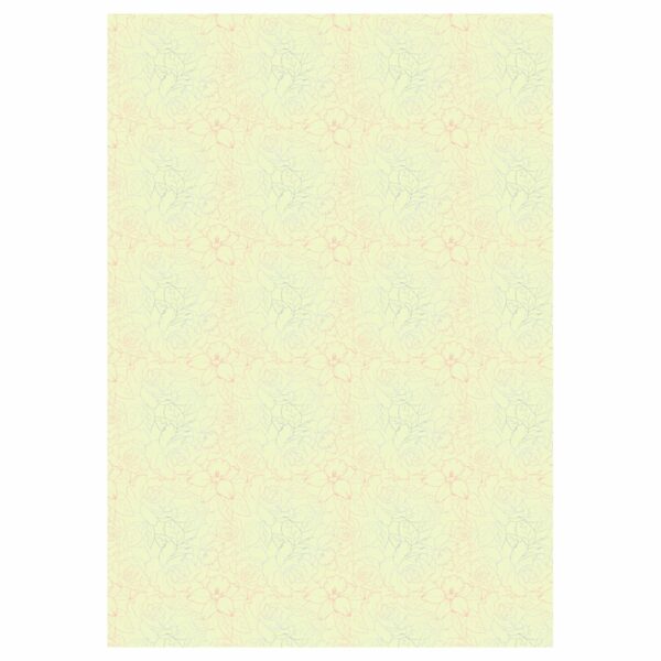 Упаковочная бумага глянц. 70*100см, MESHU "Grace twigs", 80 г/м2, ассорти, 5 дизайнов