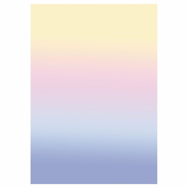 Упаковочная бумага глянц. 70*100см, MESHU "Gradient", 80 г/м2, ассорти, 5 дизайнов