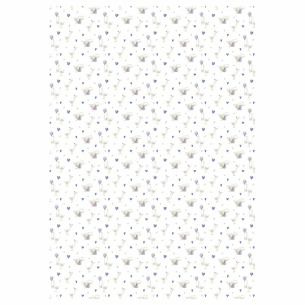 Упаковочная бумага глянц. 70*100см, MESHU "Gooset", 80г/м2