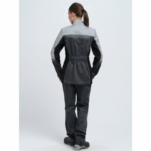 Костюм женский Формула-1 IMP (тк.Смесовая,240) брюки, т.серый/св.серый/черный