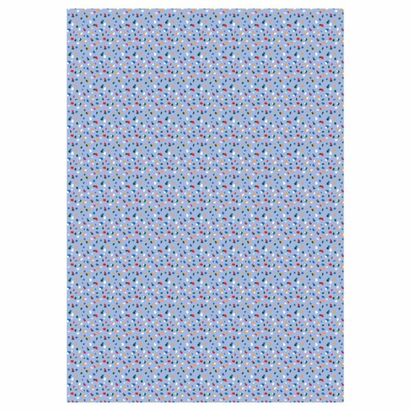 Упаковочная бумага глянц. 70*100см, MESHU "Terrazzo", 80 г/м2, ассорти, 5 дизайнов