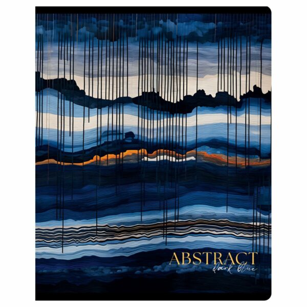 Тетрадь 48л., А5, линия Greenwich Line "Abstract", микро sandy-touch лак, тиснение фольгой, 70г/м2