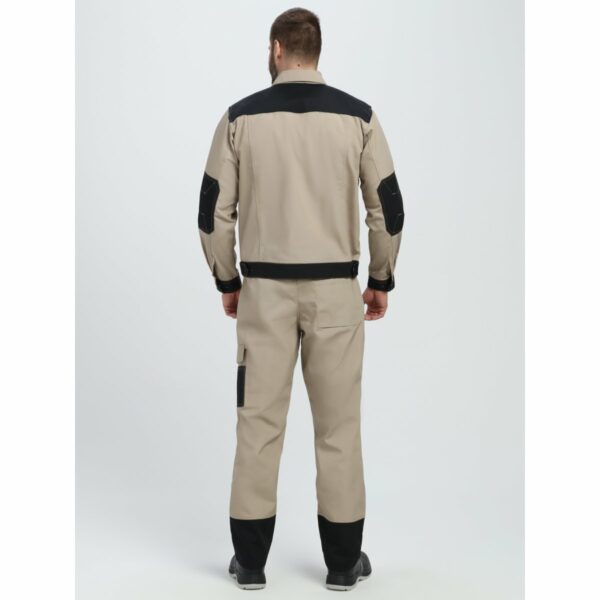 Костюм Вест IMP (тк.Канвас,260) брюки, бежевый/черный