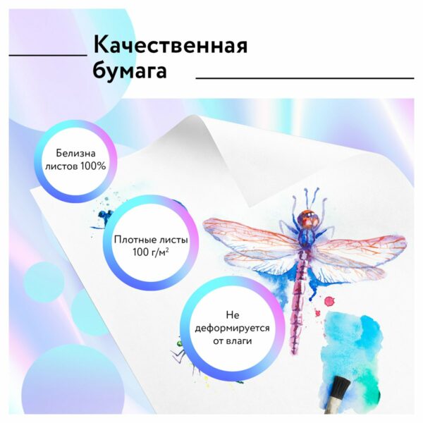 Альбом для рисования 40л., А4, на гребне BG "Хвостатый гонщик"