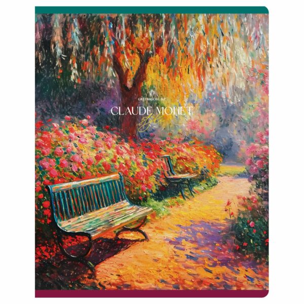 Тетрадь 48л., А5, клетка Greenwich Line "Scenery", матовая ламинация, тиснение фольгой, 70г/м2