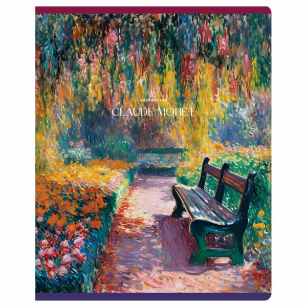 Тетрадь 48л., А5, клетка Greenwich Line "Scenery", матовая ламинация, тиснение фольгой, 70г/м2