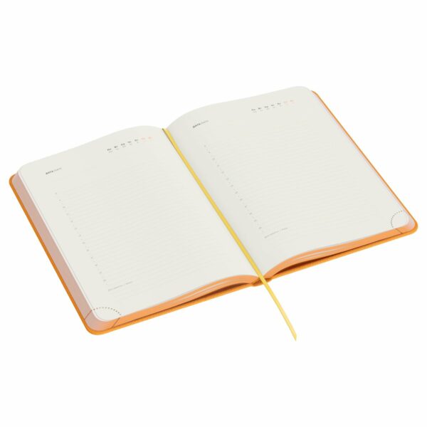 Ежедневник недатированный, А5, 136л., твердый переплет, кожзам, BG "Create. Orange", оранжевый, цветной срез