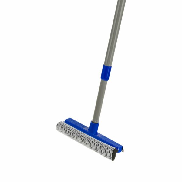 Стекломойка OfficeClean Professional с телескопической ручкой 67-110см, рабочая часть 20см (стяжка, губка, ручка)