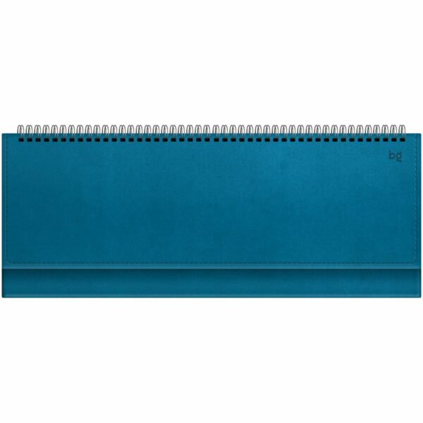 Планинг недатированный, 56л., 330*130мм, кожзам, BG "Winner. Dark teal", бирюзовый