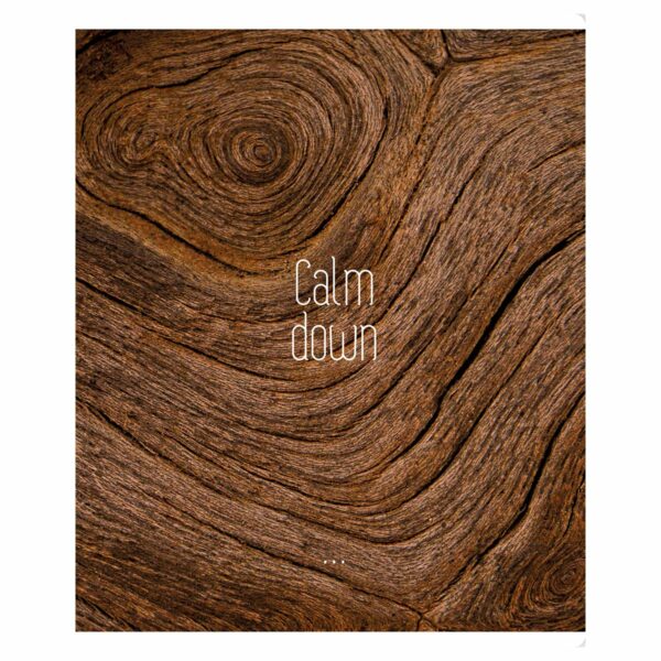 Тетрадь 96л., А5, клетка BG "Calm down", суперэконом