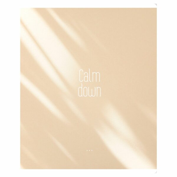 Тетрадь 96л., А5, клетка BG "Calm down", суперэконом