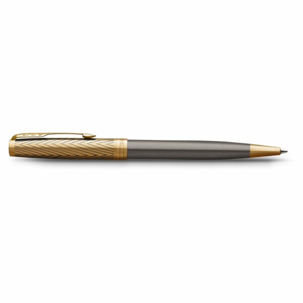 Ручка шариковая Parker "Sonnet ARROW GT" черная, 1,0мм, кнопочн., подарочная упаковка