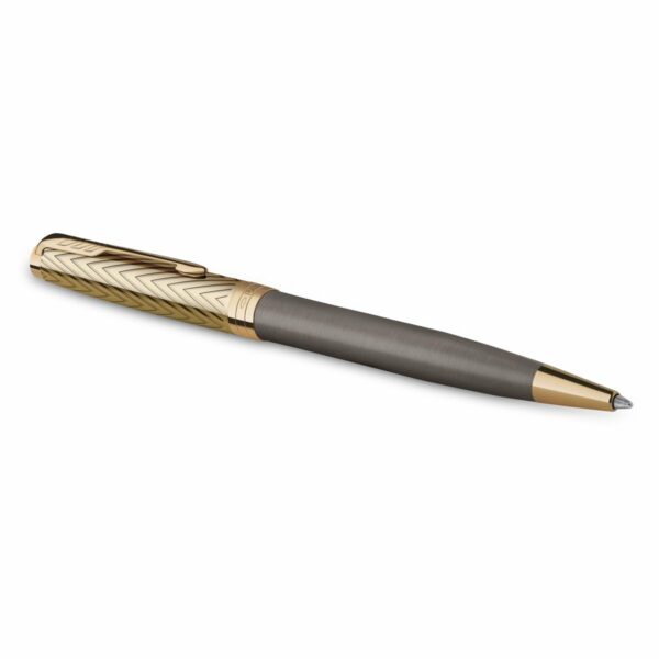Ручка шариковая Parker "Sonnet ARROW GT" черная, 1,0мм, кнопочн., подарочная упаковка
