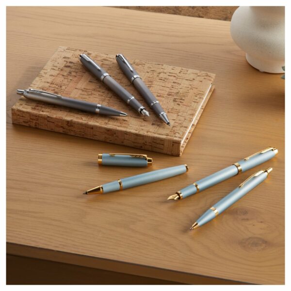 Ручка шариковая Parker "IM Rituals GREY Gradient CT" синяя, 1,0мм, кнопочн., подарочная упаковка