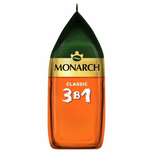 Кофе растворимый Monarch "Classic", 3в1, порошкообразный, порционный, 50 пакетиков*13,5г, мягкая упаковка