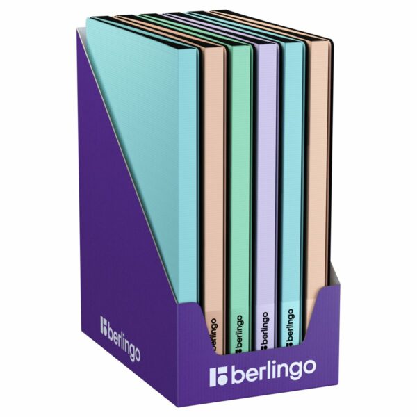 Папка с пружинным скоросшивателем Berlingo "Instinct", 17мм, 700мкм, с внутр. карманом, ассорти