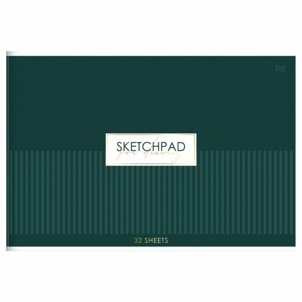 Альбом для рисования 32л., А4, на скрепке BG "Minimal", тиснение фольгой