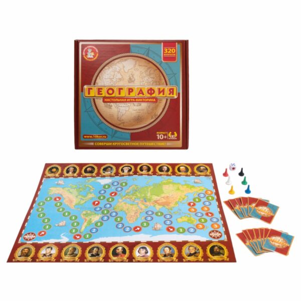 Игра настольная Десятое королевство "Викторина География"