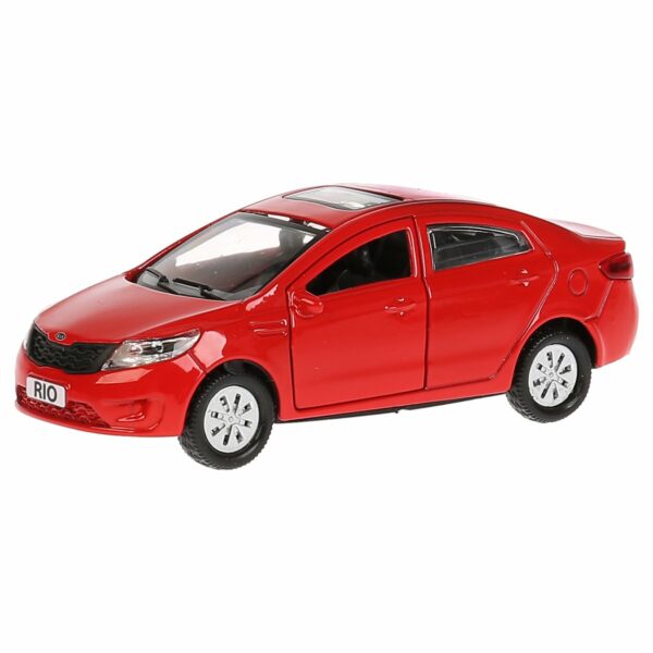 Машина игрушечная Технопарк "Kia Rio", KIA, металл., 12см, красный, инерционная, с подвижными элементами