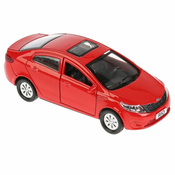 Машина игрушечная Технопарк "Kia Rio", KIA, металл., 12см, красный, инерционная, с подвижными элементами