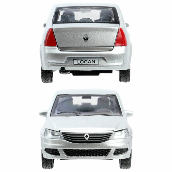 Машина игрушечная Технопарк "Renault Logan", RENAULT, металл., 12см, серебристый, с подвижными элементами
