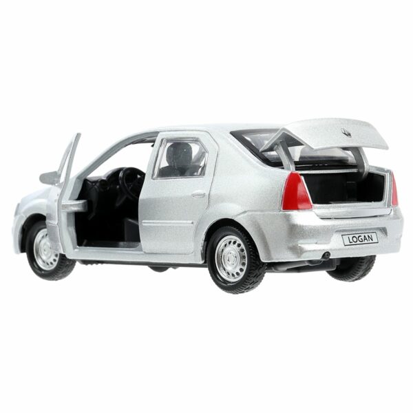Машина игрушечная Технопарк "Renault Logan", RENAULT, металл., 12см, серебристый, с подвижными элементами