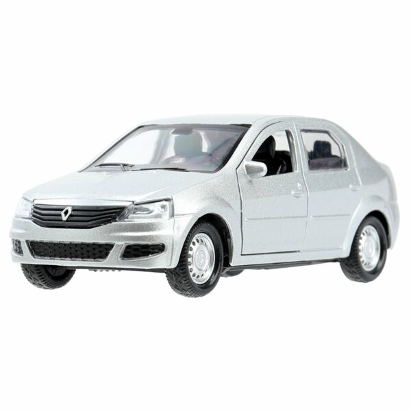 Машина игрушечная Технопарк "Renault Logan", RENAULT, металл., 12см, серебристый, с подвижными элементами