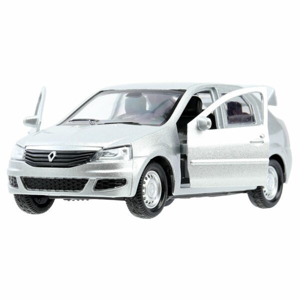 Машина игрушечная Технопарк "Renault Logan", RENAULT, металл., 12см, серебристый, с подвижными элементами