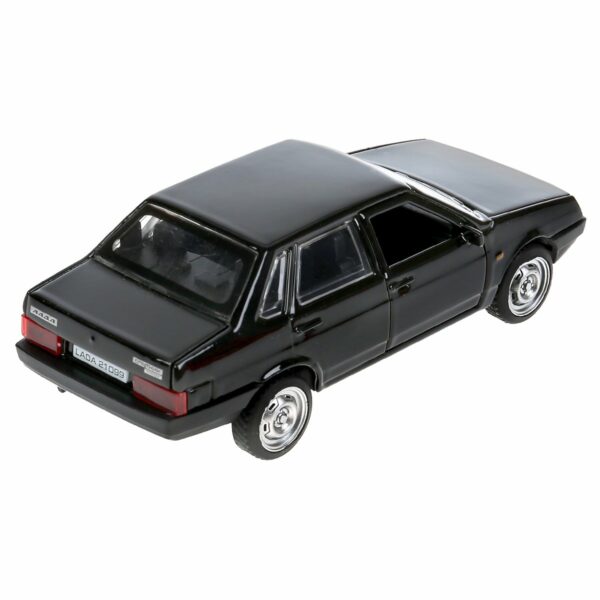 Машина игрушечная Технопарк "Lada-21099. Спутник", LADA, металл., 12см, черный, инерционная, с подвижными элементами