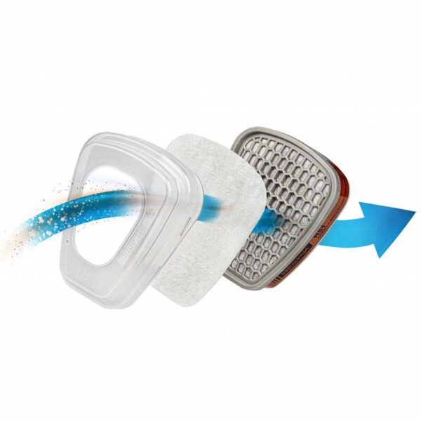 Фильтр противоаэрозольный RESPIK® R25 P2 R (2 шт)
