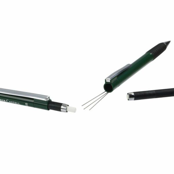 Карандаш механический Faber-Castell "Grip 1345" 0,5мм, B, грип, с ласт., автоподача грифеля, зеленый