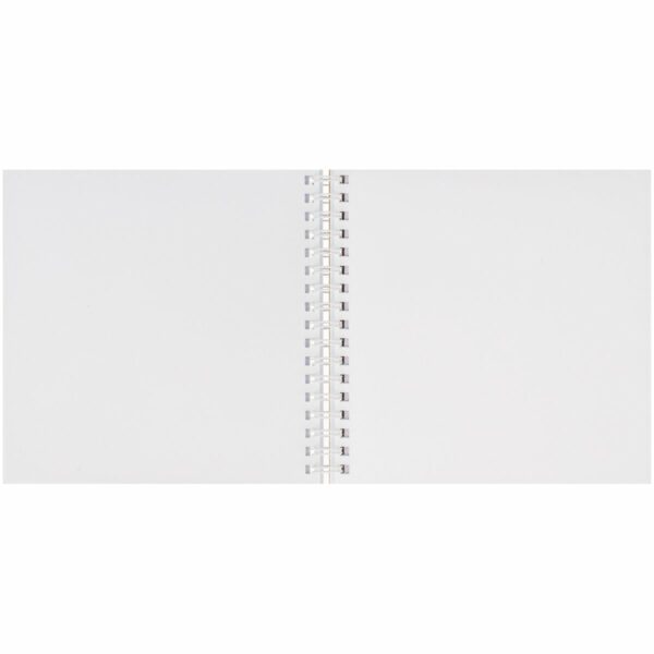 Скетчбук 60л., 150*150 MESHU "Сat girl", на гребне, soft-touch, 120г/м2