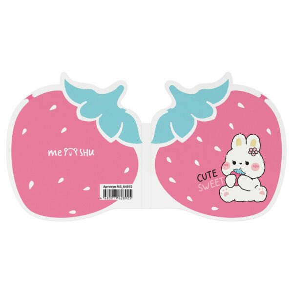 Флажки-закладки и самоклеящиеся блоки в наборе MESHU "Cute Sweet", 20л*5 цветов, европодвес