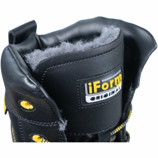 Ботинки iForm® ORIGINAL (ОРИДЖИНАЛ) высокий берец с КП шерст. мех, кожаные ПУ/нитрил