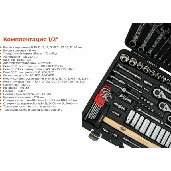 Набор инструментов Gigant Professional